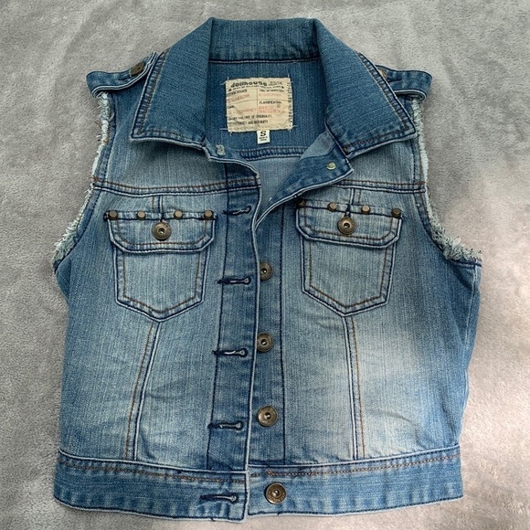 Dollhouse Jackets & Blazers - Dollhouse Denim Vest